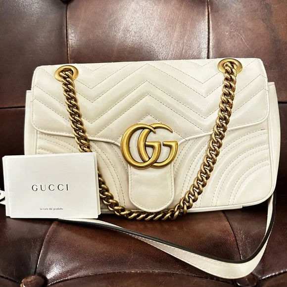 Gucci Marmont small matelassé shoulder bag
